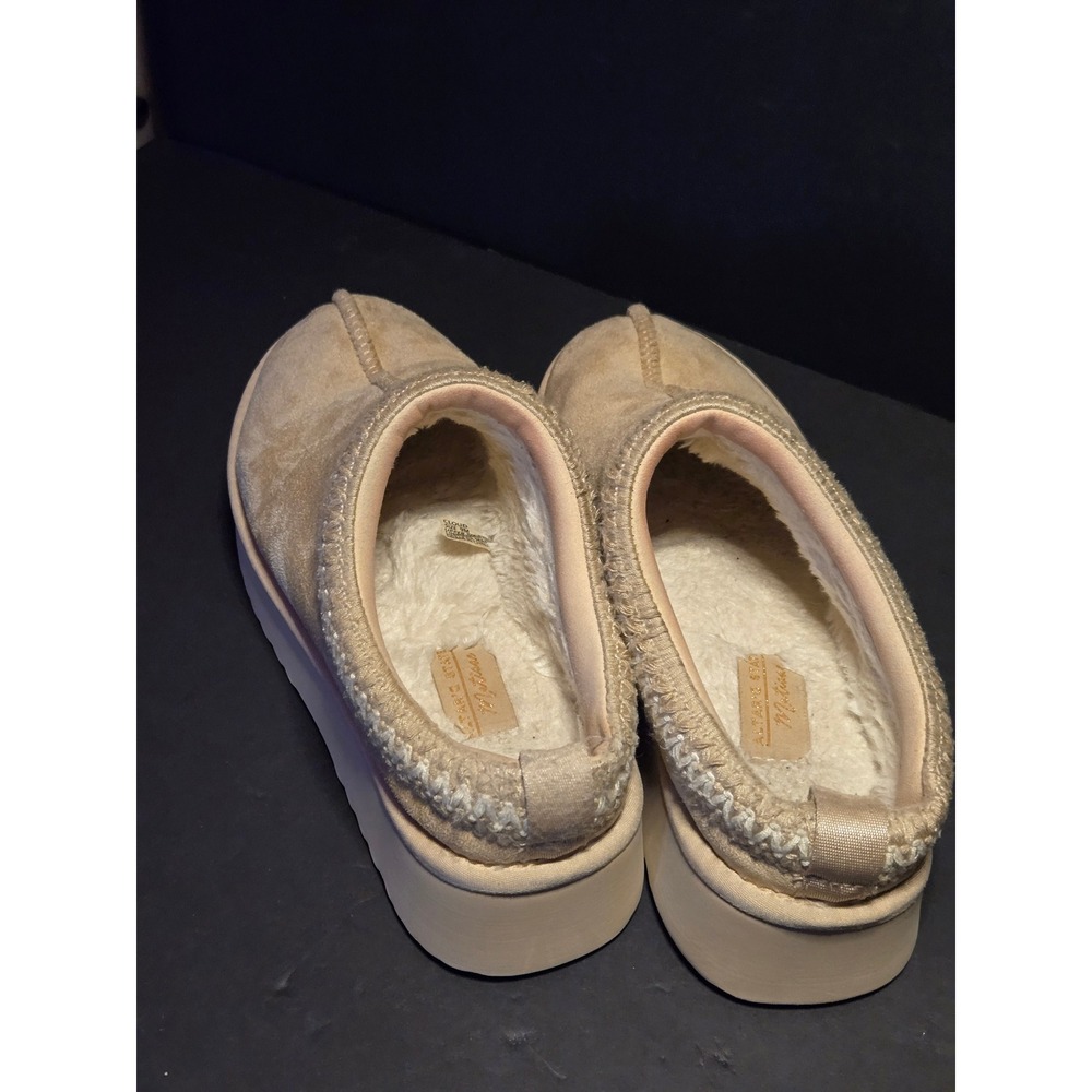 Altar'd State Matisse Cloud Slippers Womens 9 Tan Suede Excellent Platform Mule - Picture 2 of 6